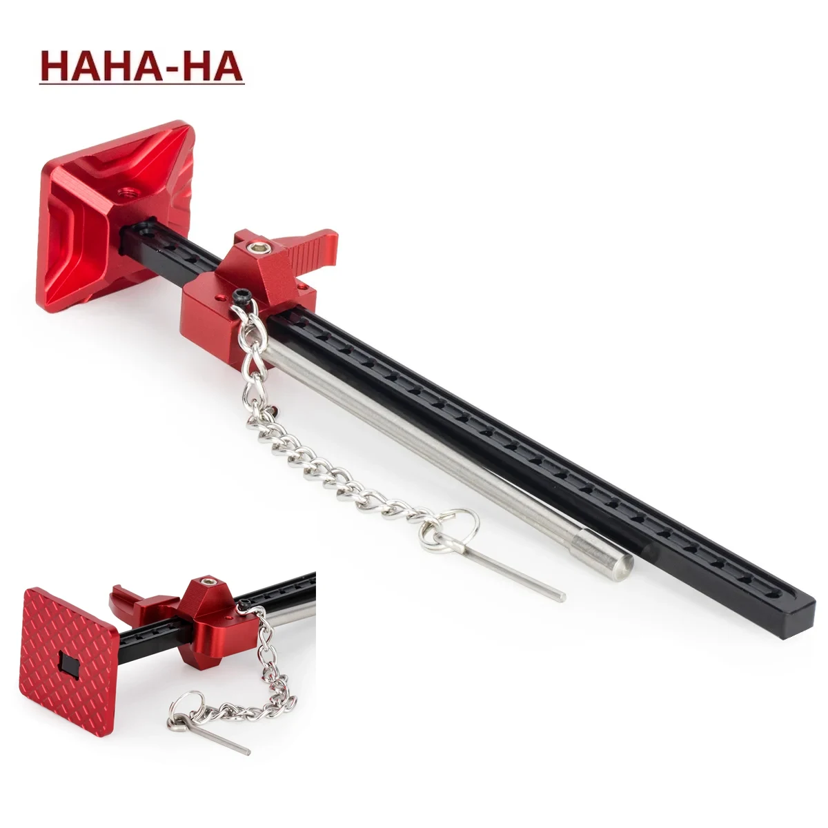 

Simulation Metal Mini Slideable Jack Tool for 1/10 RC Crawler Car Axial SCX10 TRX4 Tamiya CC01 RC4WD D90 D110 TF2 Accessories