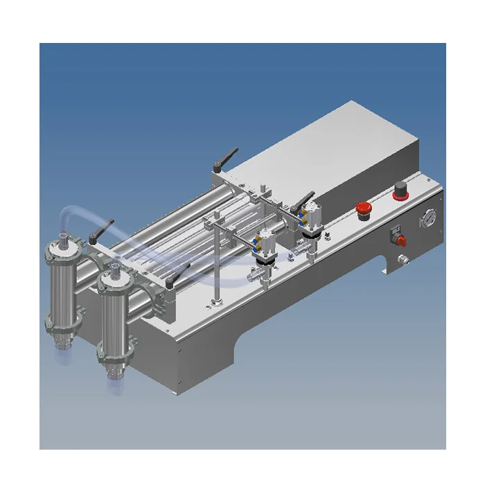 Hot Selling Small Semi Automatic Liquid Filling  Milk Juice Quantitative Filler