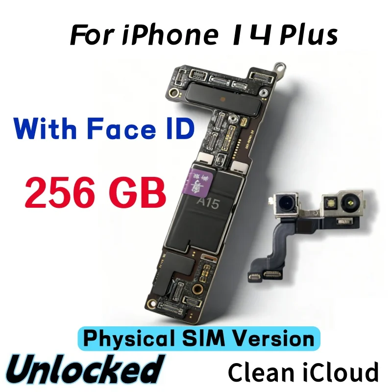 IPhone 14 Pro Max用のロック解除されたマザーボード,ロジックボードの