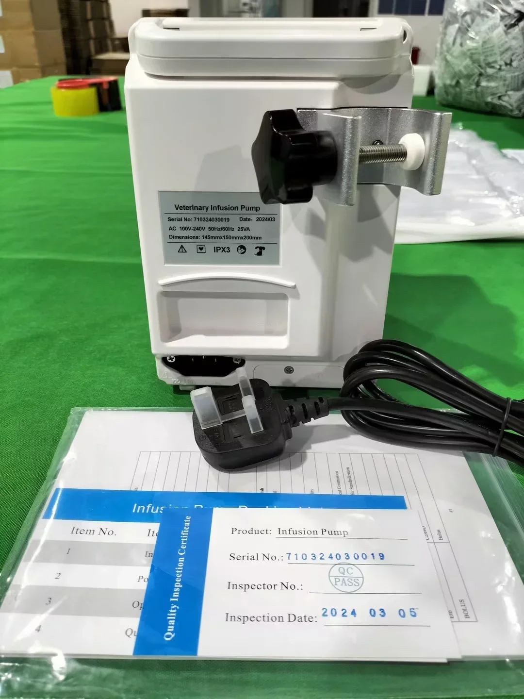 المعدات الطبية البيطرية مضخة مستشفى قناة واحدة لمستشفى الحيوانات الأليفة #5