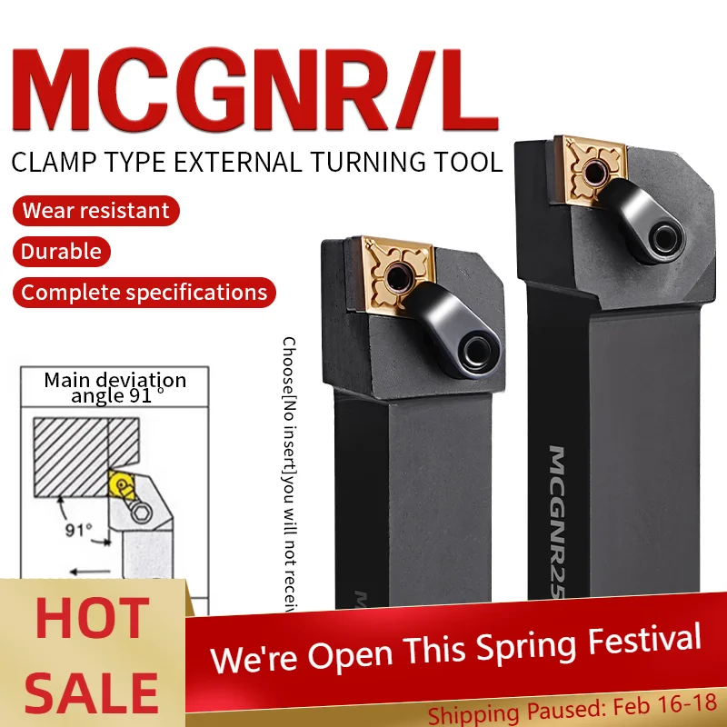 

MCGNR2020K12/MCGNR2525M12/MCGNR3232P12 инструмент для наружной обточки Режущий инструмент для станков с ЧПУ и CNMG карбидная вставка серия комбинации