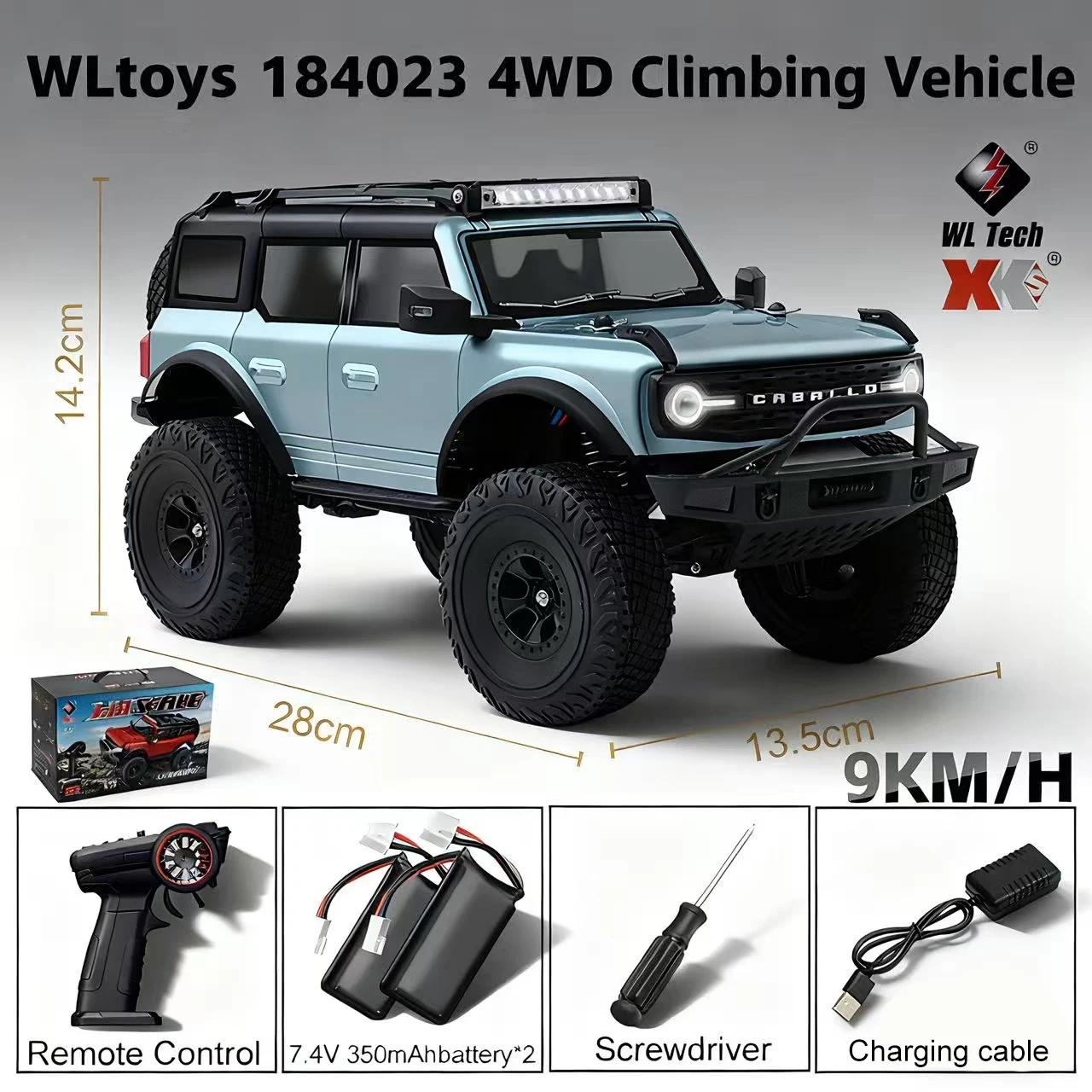 

Новый продукт WLtoys 184023, масштаб 1:18, электрическая 4WD модель альпинистского автомобиля-игрушечный автомобиль с дистанционным управлением для мальчиков