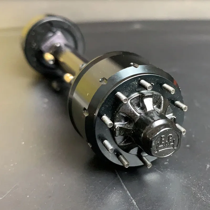 1:14 スケール メタル シミュレーション ベアリング アクスル ブレーキ機能付き タミヤ RC トラック SCANIA 770S R620 VOLVO BENZ Arocs MAN TGX 車用