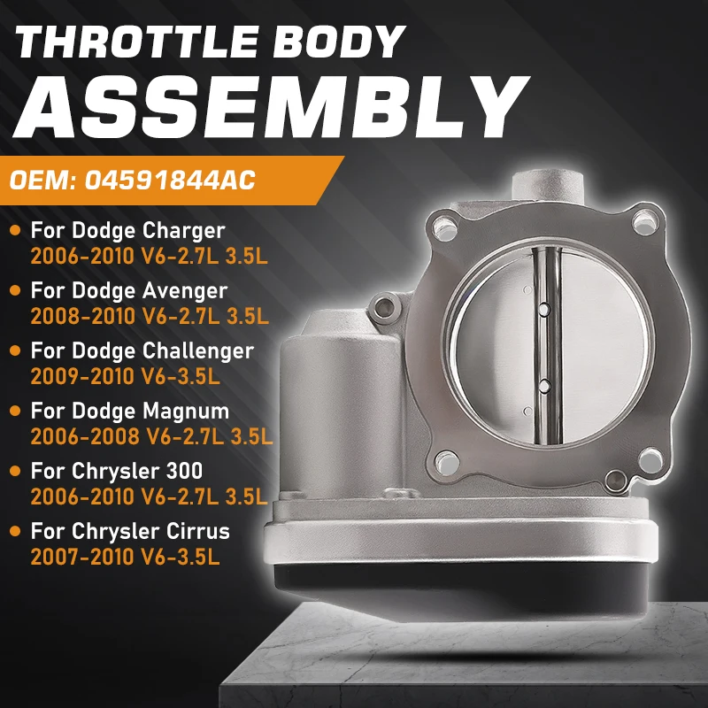

Throttle Body Valve For Dodge Charger Chrysler 300 Dodge Avenger Challenger Magnum Chrysler Cirrus Acceleration Body 4591844AC