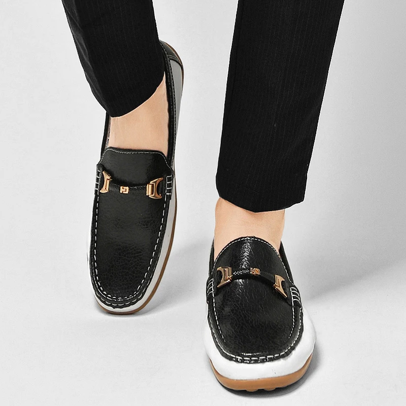 حذاء رجالي عصري جديد راقي من أوروبا وأمريكا مع نعال ناعمة غير قابلة للانزلاق، مريح للربط وجيد التهوية #6