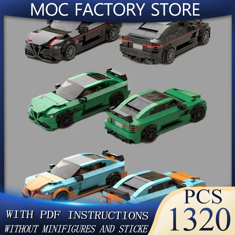 

Moc Building Blocks Ro Champion Speed Cars Set City Car Model Technology Bricks DIY Assembly Construction Toy Holiday Gifts