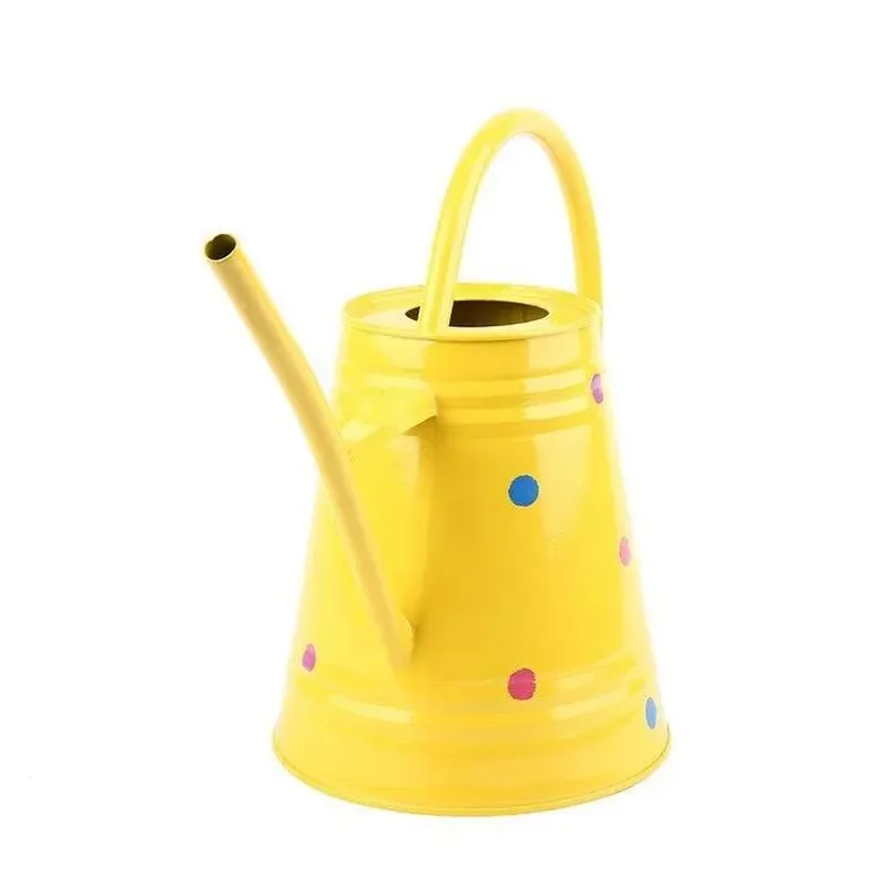 Modern Steel Flower Pot Kettle Design Home Garden Decorative Metal Planter for Indoor Outdoor Plants Unique Watering Can