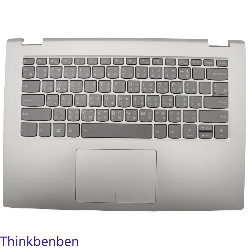 

TW Traditional Keyboard Mineral Gray Upper Case Palmrest Shell Cover For Lenovo Yoga 520 14IKB Flex 5 1470 5CB0N67520