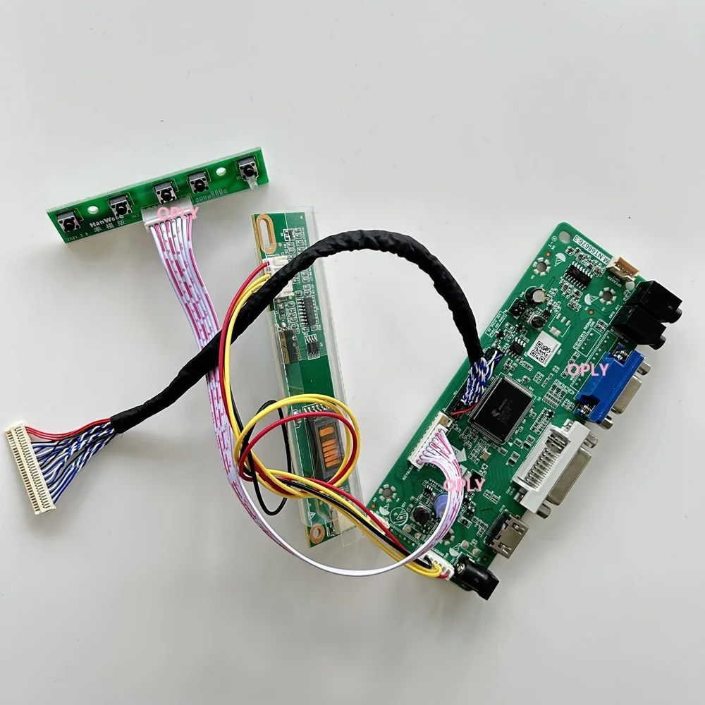 

Плата контроллера HDMI-совместимый DVI VGA для LP171WU1-A4 LP171WU1-TLA1/TLA5 LP171WU1 1920X1200 ЖК-панель экран монитора 17,1 дюйма