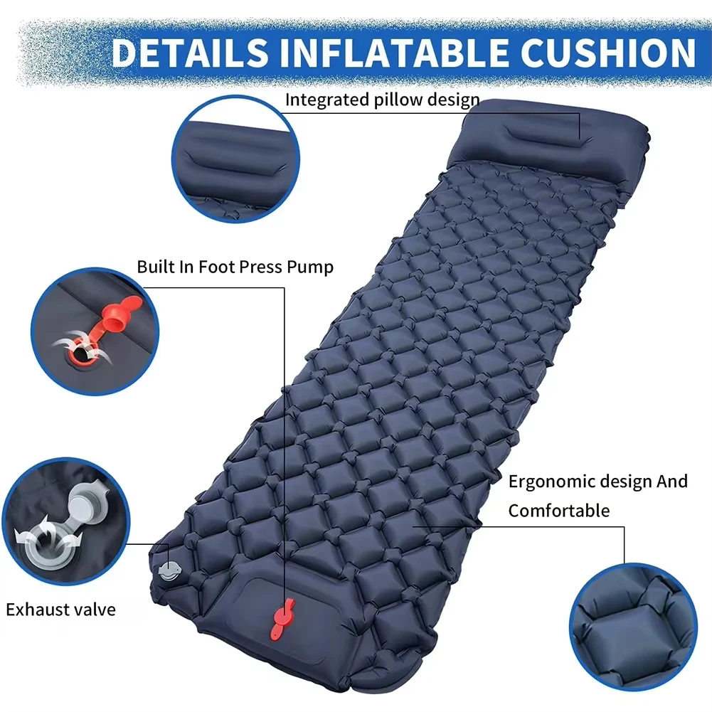 Campingluchtmatras met ingebou - Camp Pillow Compressible recensie en prijs