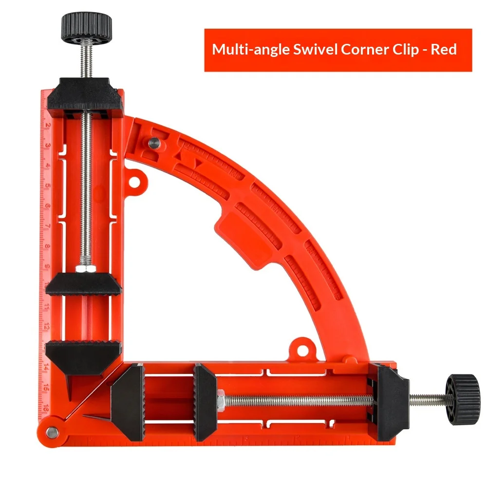 1PC Red /Black Adjustable 90 Degree Angle Right Clamp Woodworking Clip Plastic Corner Wooden Clamp Picture Frame Carpentry Clamps
