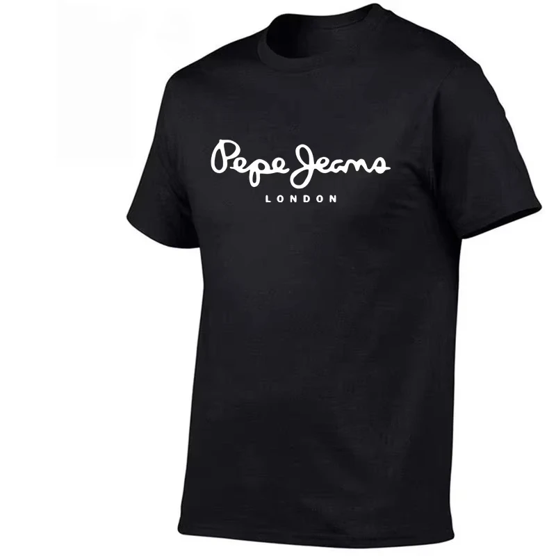 2026 Sommer Bestseller Buchstaben-Print T-Shirt, Modisches 100% Baumwolle Lockeres Kurzarm-Shirt