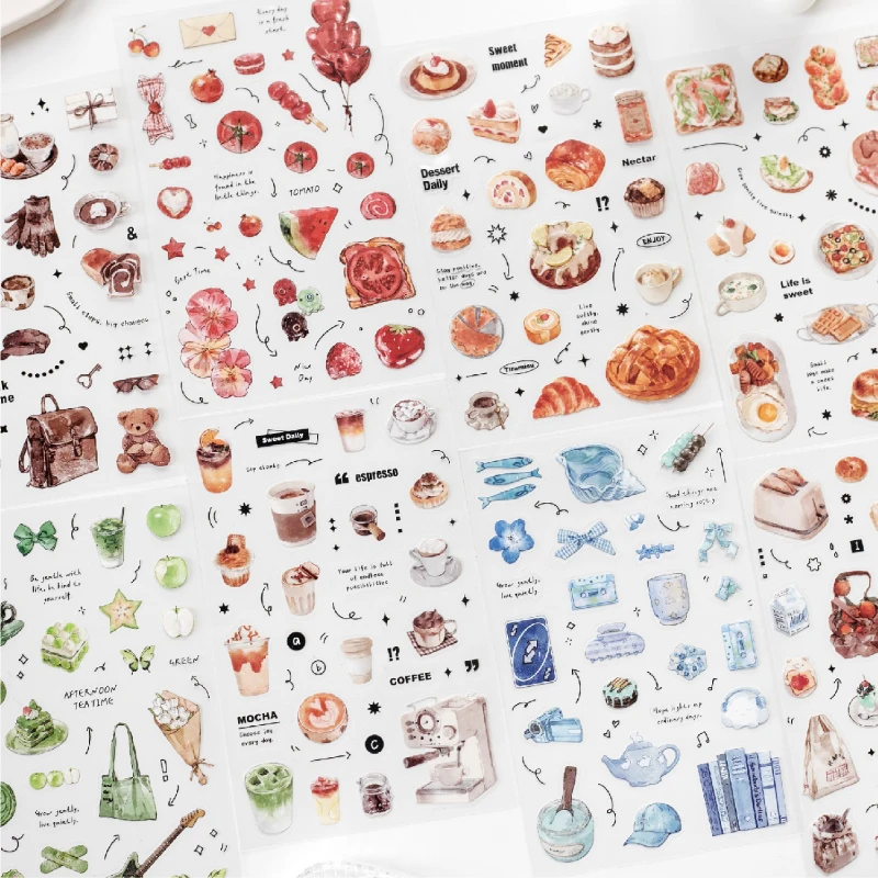 6 Stiker Seri Waktu Minum Teh - Coffee Tea Journal ulasan dan harga