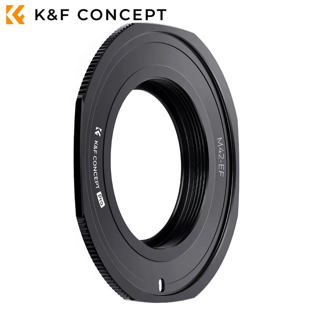 

K&F Concept for M42 Screw Mount SLR Lenses To Canon EOS EF EF-S Mount M42-EOS PRO Lens Adapter All-metal Design