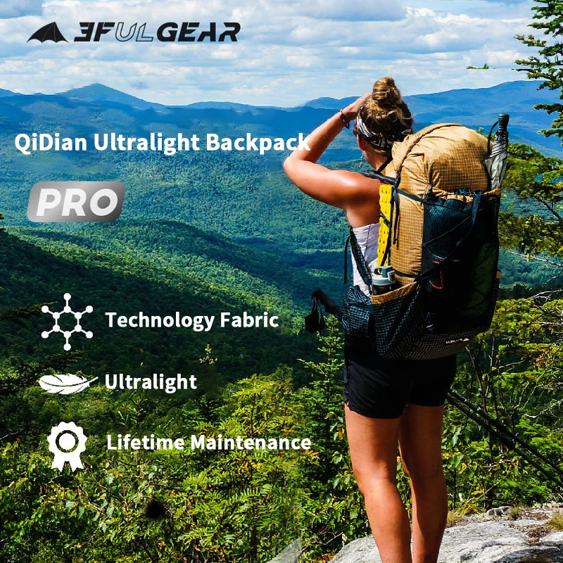 Outdoor Sport Climbing Gear - 3F UL GEAR QIDIAN Pro Zaino