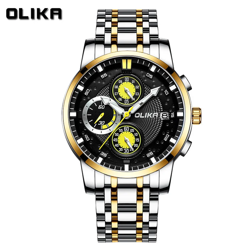 

2023 Mens Watches Top Brand Luxury Fashion Casual Quartz Sports Wristwatch Full Steel Waterproof Men's Clock Relogio Masculino