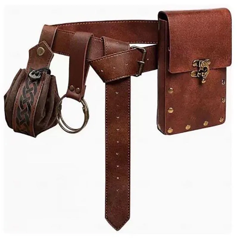 Medieval Viking Accessories Set Retro Steampunk Costume Props Halloween Cosplay LARP Party Role‑Playing Supplies For Men Women view 4