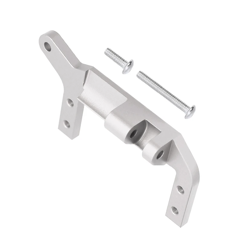 Steering Servo Mount Bracket Support Servo Mount Bracket for 1/10 Trx4 -4 Crawler RC Upgrade Parts Silver