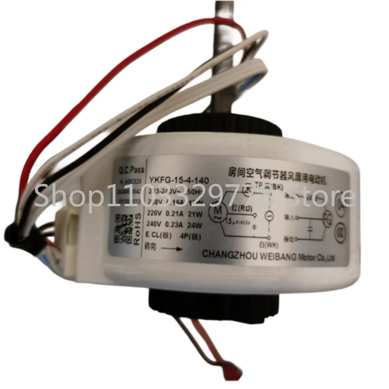 Motor de aire acondicionado Original para Whirlpool /TCL YKFG-15-4-140, motor de repuesto de aire acondicionado, YKFG-18-4-136L