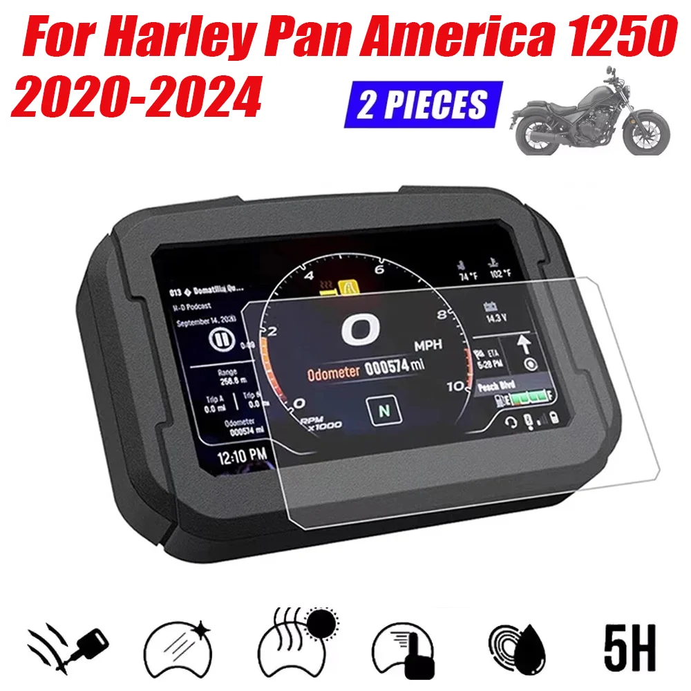 ل هارلي بان أمريكا 1250 S PA1250 S PANAMERICA1250 2020-2024 دراجة نارية العنقودية خدش طبقة حماية واقي للشاشة