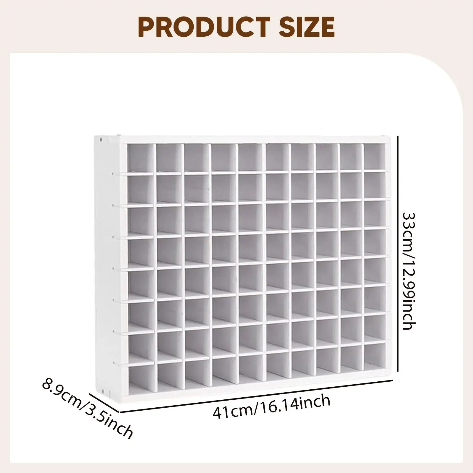 Craft Paint Storage Organizer 80 Grids Art Supplies Artist Tool Desk Stand Practical Pigment Stand Paint Bottle Storage Rack