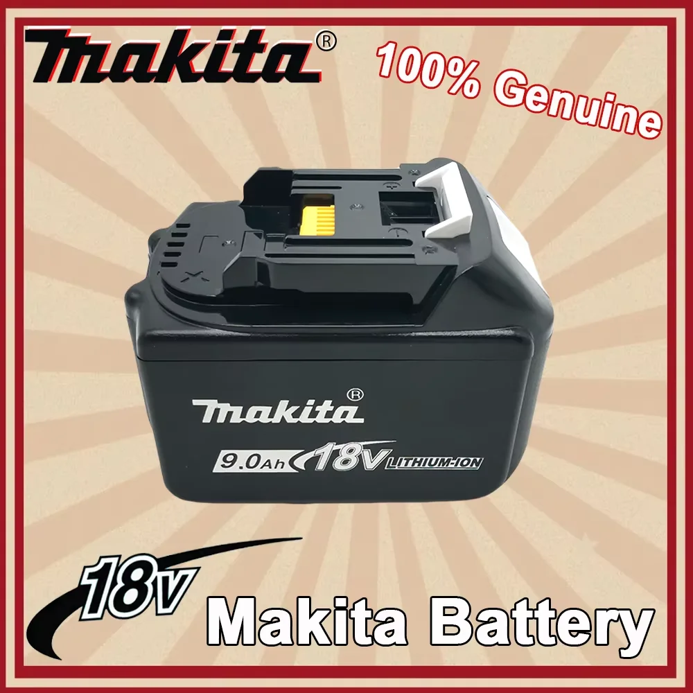

Newly upgraded Makita 18V lithium battery, 9.0Ah large capacity and durable, suitable for Makita 18V tools BL1840 BL1850 BL1830