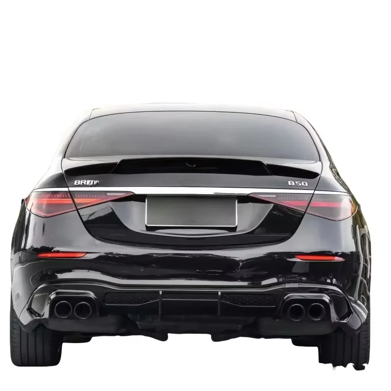 Suitable for  21-25 S-Class W223 S400 Modified S450 Front Bumper Grille Side Skirt Rear Bumper Lip Tail Throat