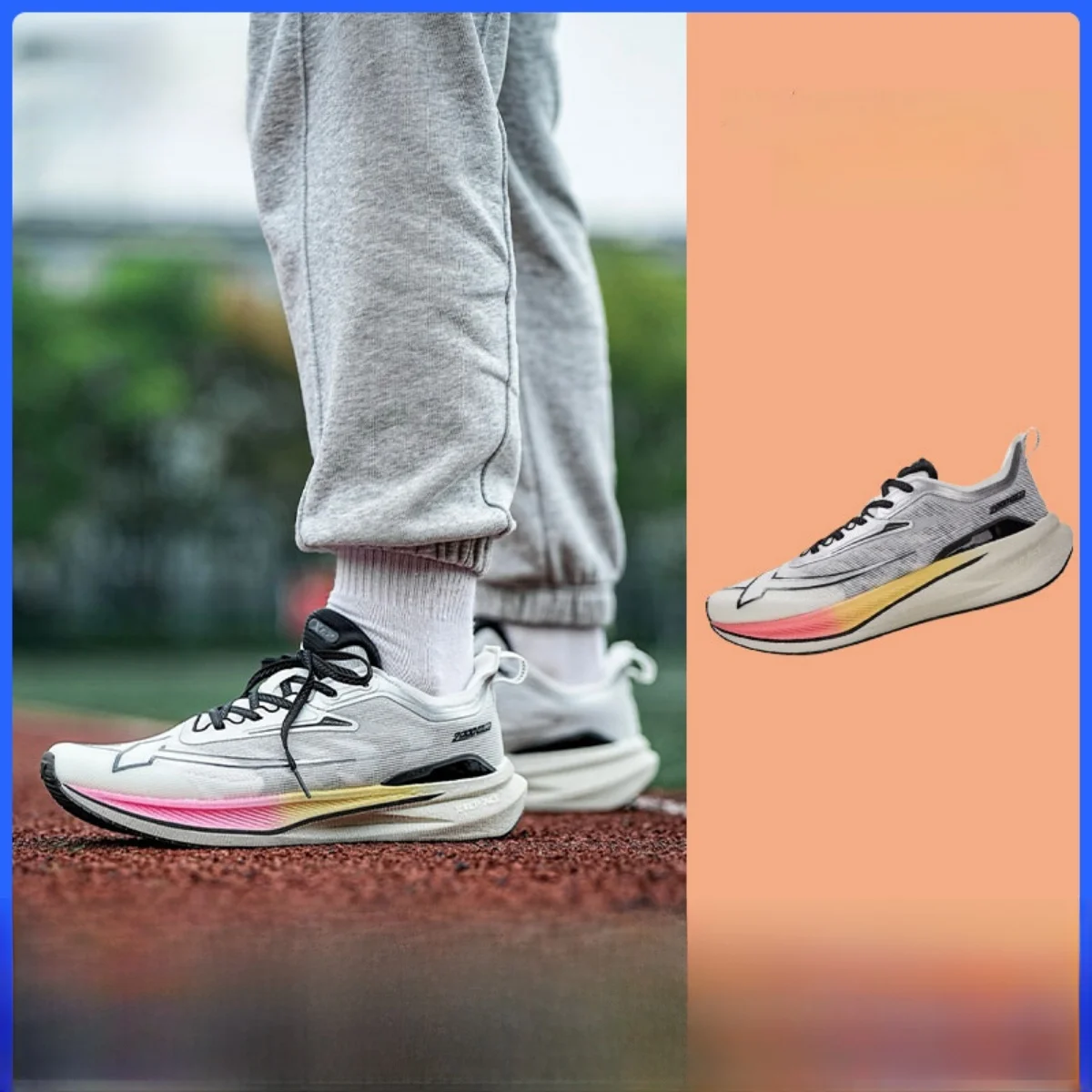 

XTEP 2000km 2nd Generation Men's Running oes Sports Testing Comfortable Breathable All-Season Casual Walking Sneakers