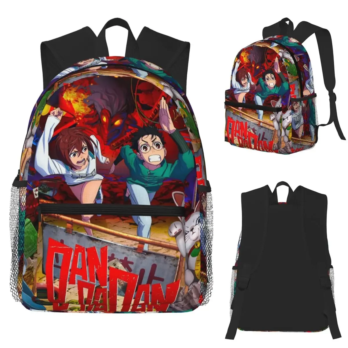 

Dandadan Cartoon Anime Manga Student Backpack School Bag Hiking Travel Daypack for Men Women Fashion Bookbag Shoulder Bags