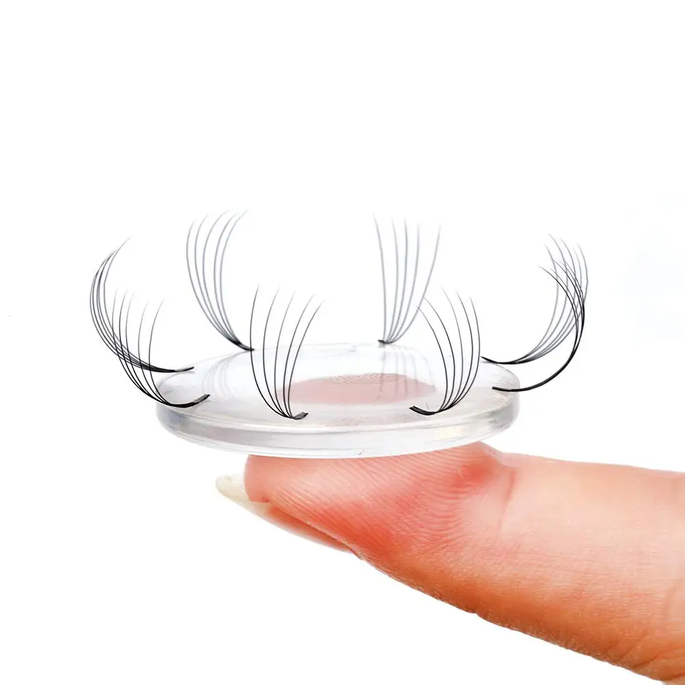 シリカゲルパッドまつげエクステンション用品洗える簡単ファンラッシュパッド初心者メイクファンツール接着剤まつげスタンド