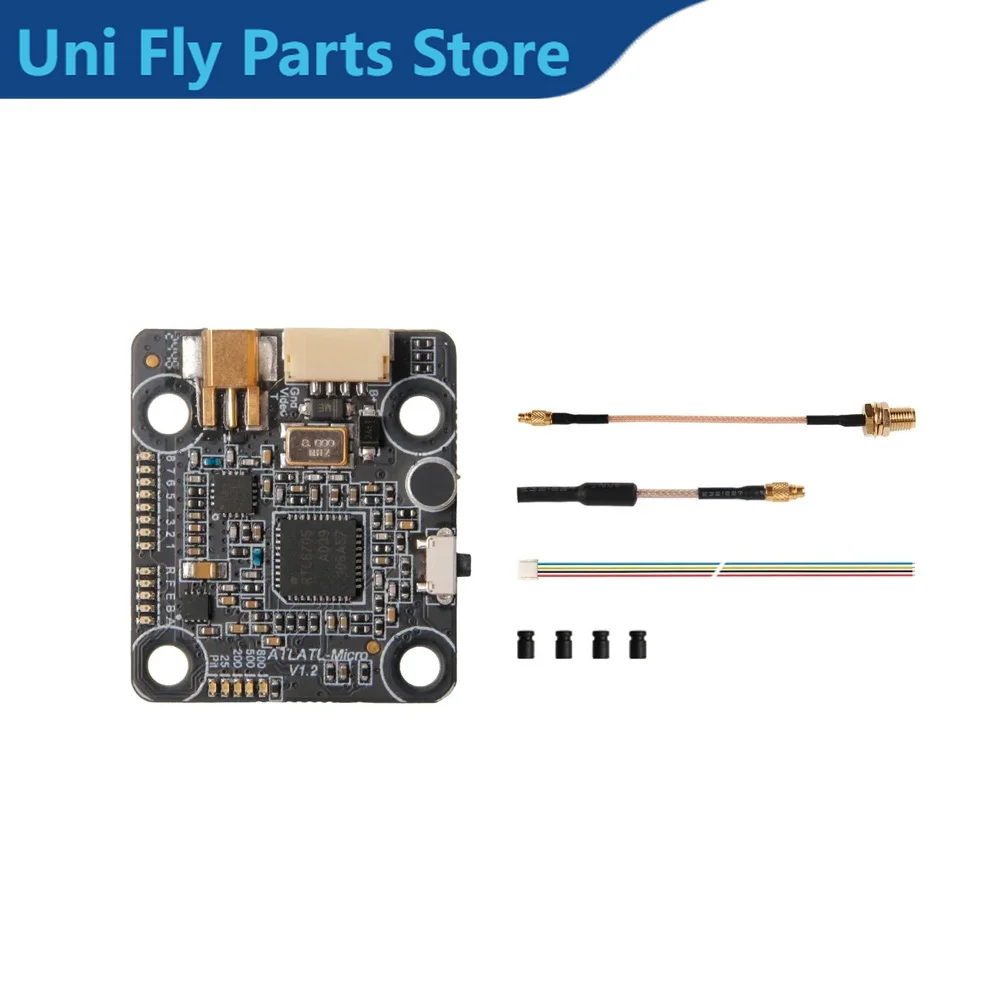 UniFly Atlatl HV Micro 5.8G FPV Video Transmitter 2-4S Lipo 0.5 / 25/ 200/500/ 800mW 40CH VTX For FPV RC Multirotor Drone