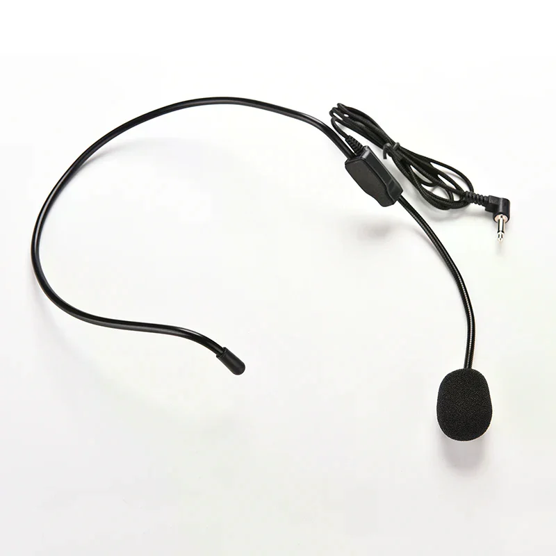 Vocal Wired Headset Microphone microfono For Voice Amplifier Speaker Mike