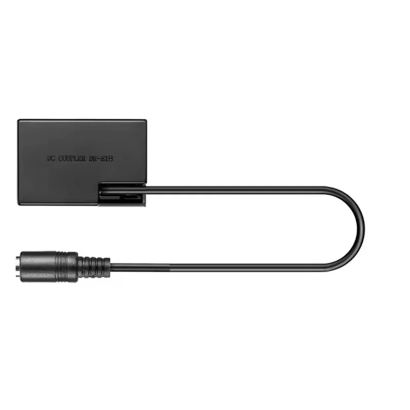 Adaptador de alimentação CA PHILE-ACK-E18 (AC-E6 + LP-E17) DR-E18 para câmeras Canon EOS 77D 200D 750D T6i 760D T6s T7i T8i 8000D Sl2 Sl3 (US)