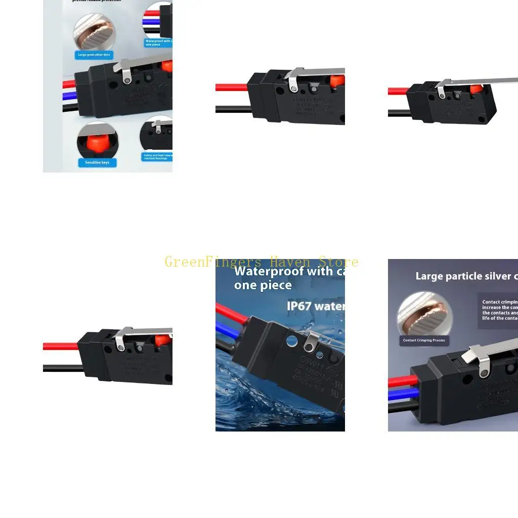 

F68D Пыленепроницаемые маслостойкие концевые выключатели малого хода Водонепроницаемые 2-проводные нормально закрытые для машин