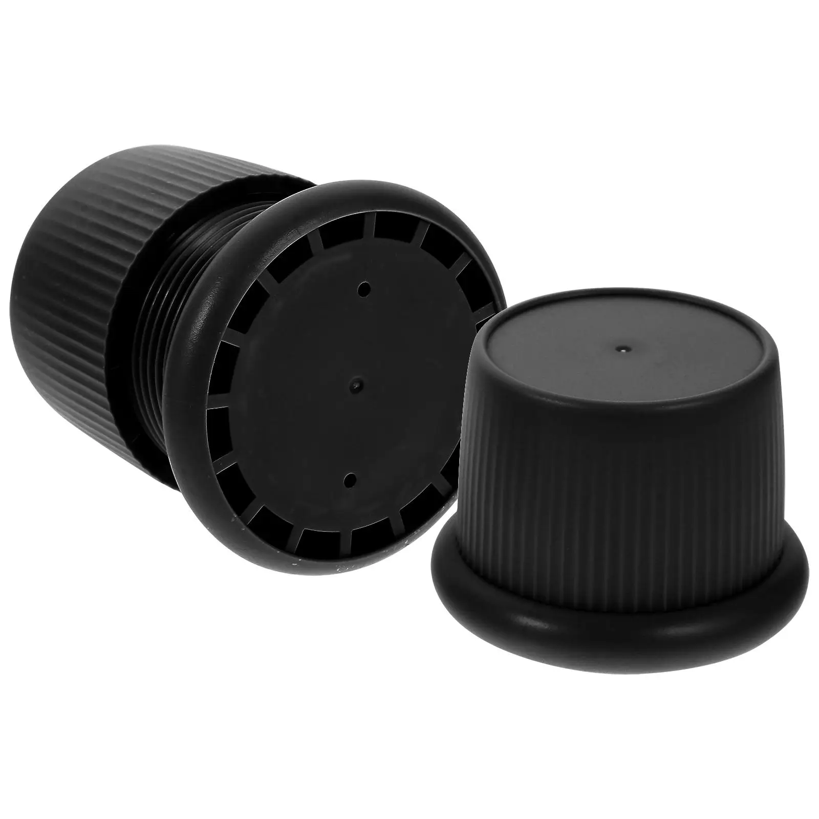 

2 Pcs Adjustable Height 40 65mm Bed Headboard Stabilizer Black Wall Spacer Anti Noise Bumper Self Adhesive Furniture Legs Bed