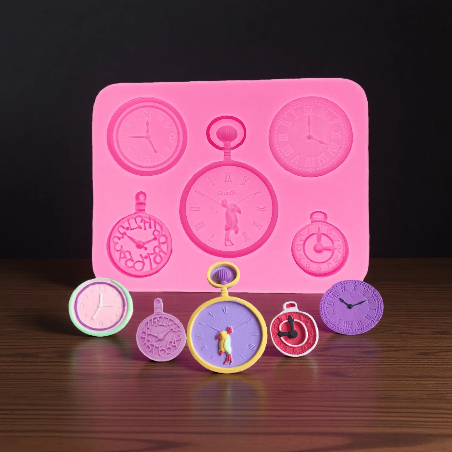 Lock Key Silicone Molds Fondant Chocolate Sugarcraft Clay Gear Mold DIY Cakes Dessert Gummy Candy Cupcakes