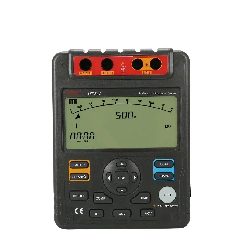 Hot sales UNI-T UT512 USB interface number insulation resistance tester resistance tester manual