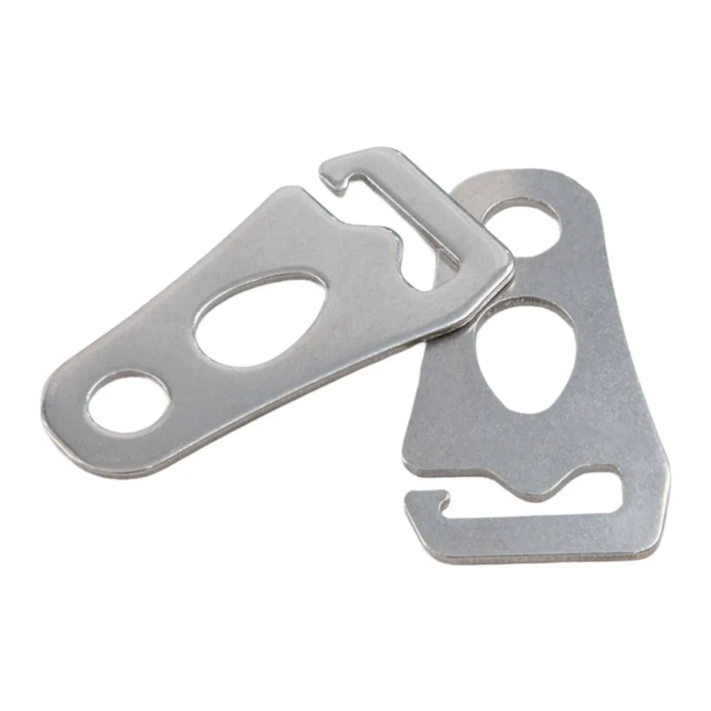 Stainless Steel Triangle Guy Line Adjuster Ring for Tent Tarp Securing Rope Control Outdoor For camping Equipment
