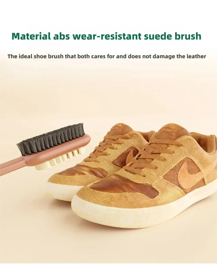 2-in-1 Radierer und Reiniger für Wildleder- und Nubuklederschuhe Wildleder-Schuhbürste aus Gummi – Detail 4
