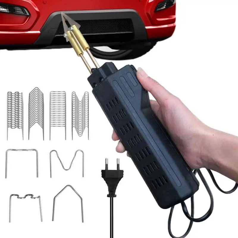 

Car Welding Machine Handheld Soldering Machine With Carrying Case Solder Iron Thermal Stapler Car Bumper Welding Kit For Spoiler