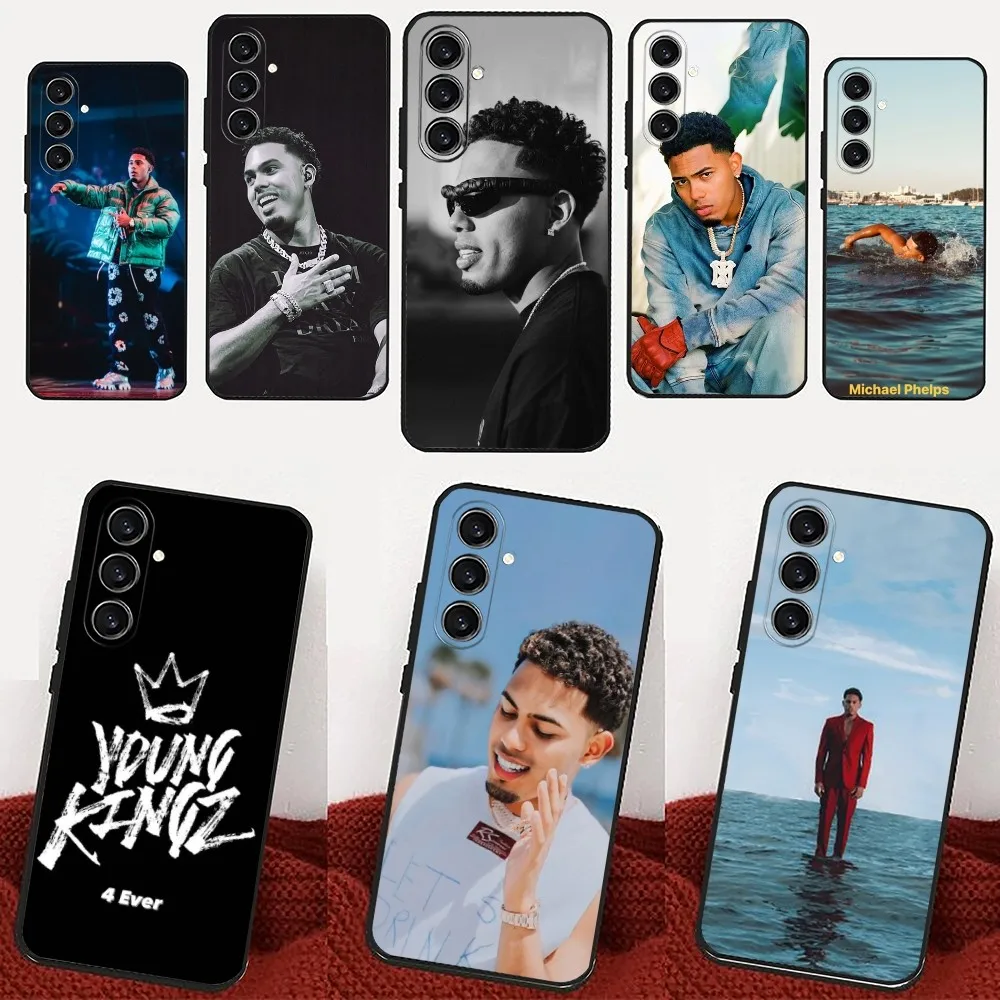 M-Myke T-Towers Ganga  Phone Case For Samsung Galaxy A13,21s,22,31,32,52,53,71,80,91 Black Soft Cover