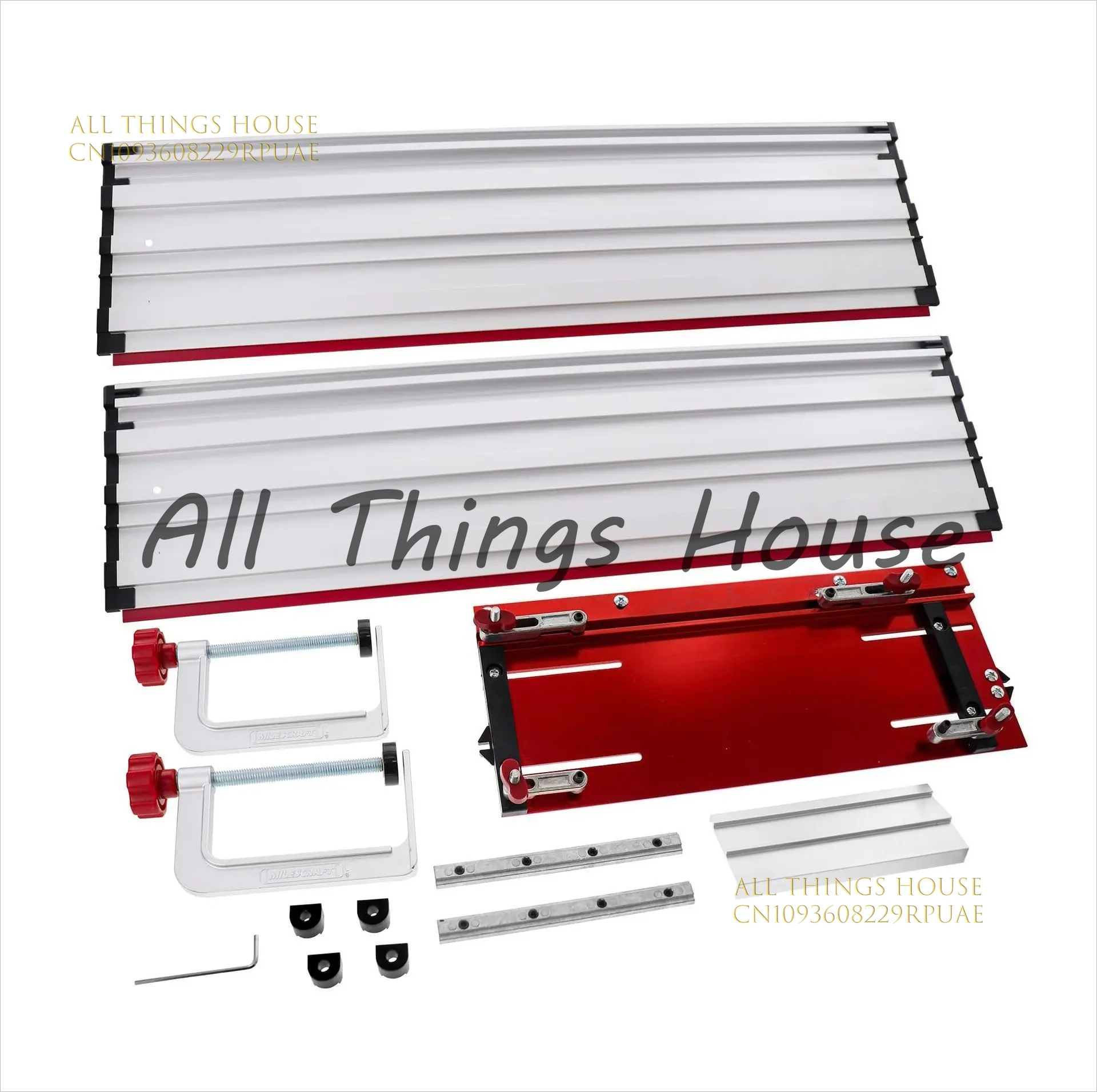 

1409 Track Saw Rail - For 7-1/4 "Universal for Circular Saw, 50" Cutting Range