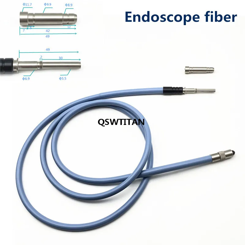 Endoscop Cable Endoscop Fiber 1.8m-3m Silicone Cable Light Source Microscope Guide Interface Fiber Optical Fiber