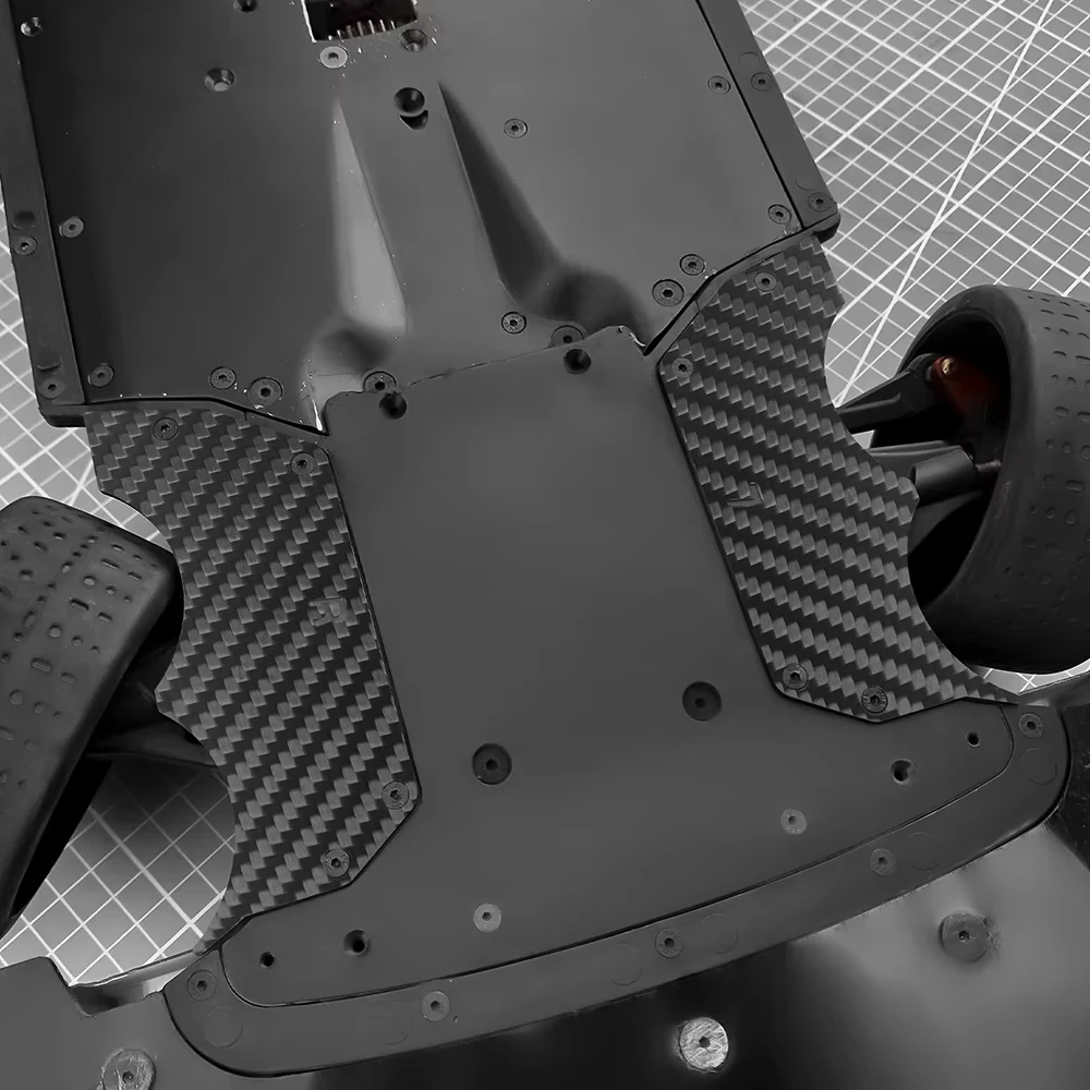 Piastra di copertura delle ruote in fibra di carbonio con sospensione per 1/7 ARRMA RC FELONY 6S Street Bash All-road Muscle Car