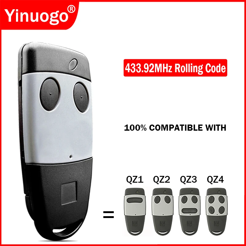 

Для QZ2 QZ4 QZ1 QZ3 пульт дистанционного управления гаражными воротами 433,92МГц с подвижным кодом, электрические ворота, пульт дистанционного управления, ручной передатчик