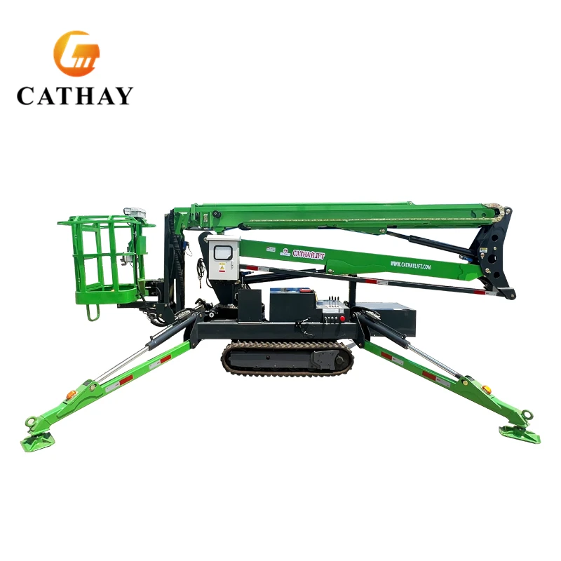 CE ISO Certified 10~20m 200kg Telescopic Articulated Mini Crawler Manlift