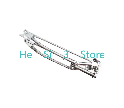 

26 inch - electroplated silver - retro disc brake shock front fork