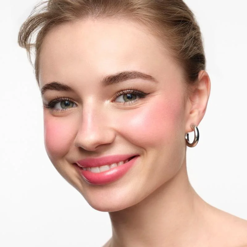 1 Stück multifunktionaler Rougestift, natürlich, matt, einfach aufzutragen, wasserdicht, langlebig, für Lippen und Wangen, Kontur-Make-up, Girlcult