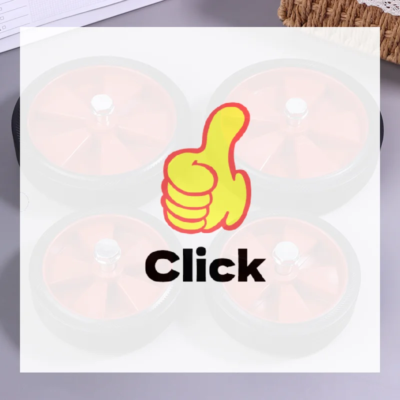 

2Pcs Wheel Replacement Air Compressor 5/6 Inch Air Compressor Accessories Caster Wheels With Screws For Air Pumps Power Tool