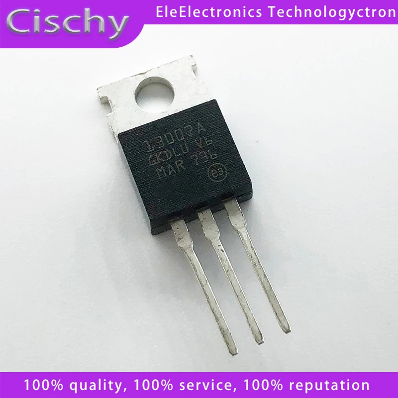 TRANSISTOR de piezas TO-220, 10 E13007-2, ST13007A, ST13007D, MJE13007 TO-13007, J13007-2, TO220, 220, J13007